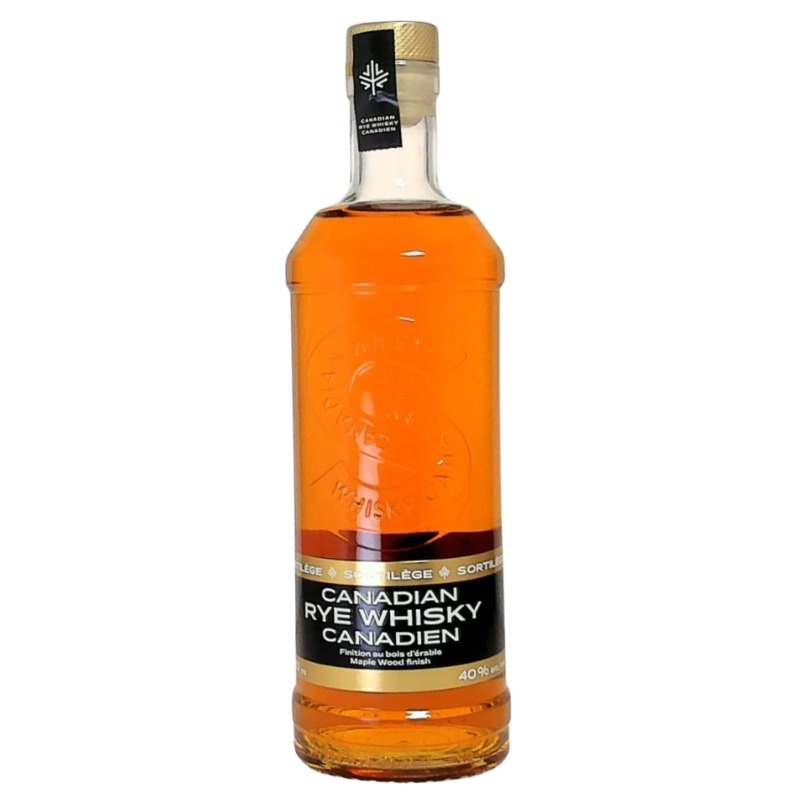 Shop Sortilege Canadian Rye Whisky Maple Wood - 750ML in Calgary