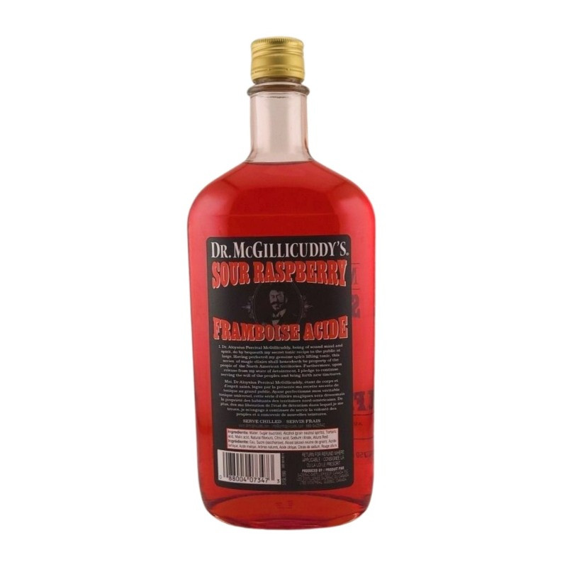 Shop Dr Mcgillicuddy's Sour Raspberry - 750ML in Calgary