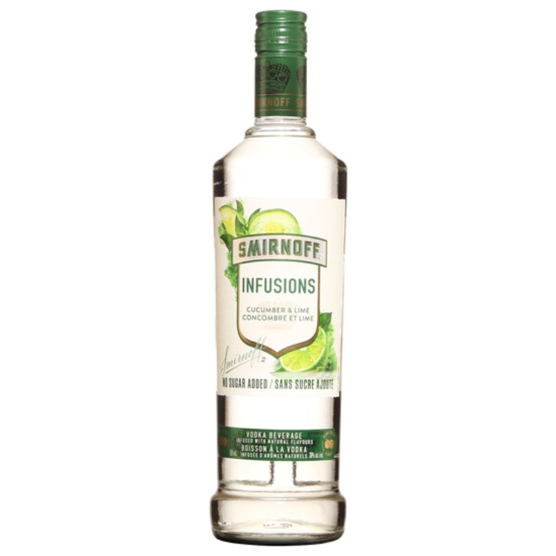 Smirnoff Infusions - Cucumber & Lime 750ml