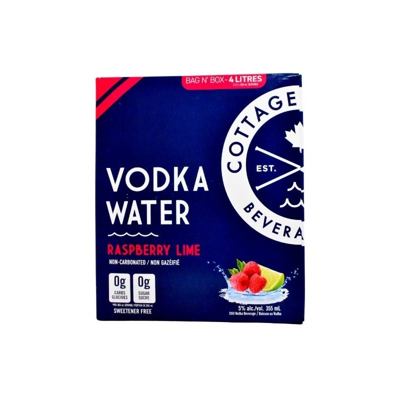 Shop Cottage Springs Raspberry Lime Vodka Cls - 4L in Calgary