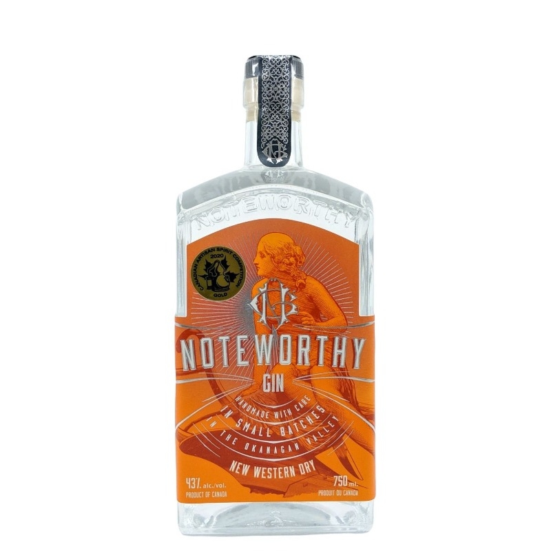 Noteworthy Gin New Western Dry 750ml