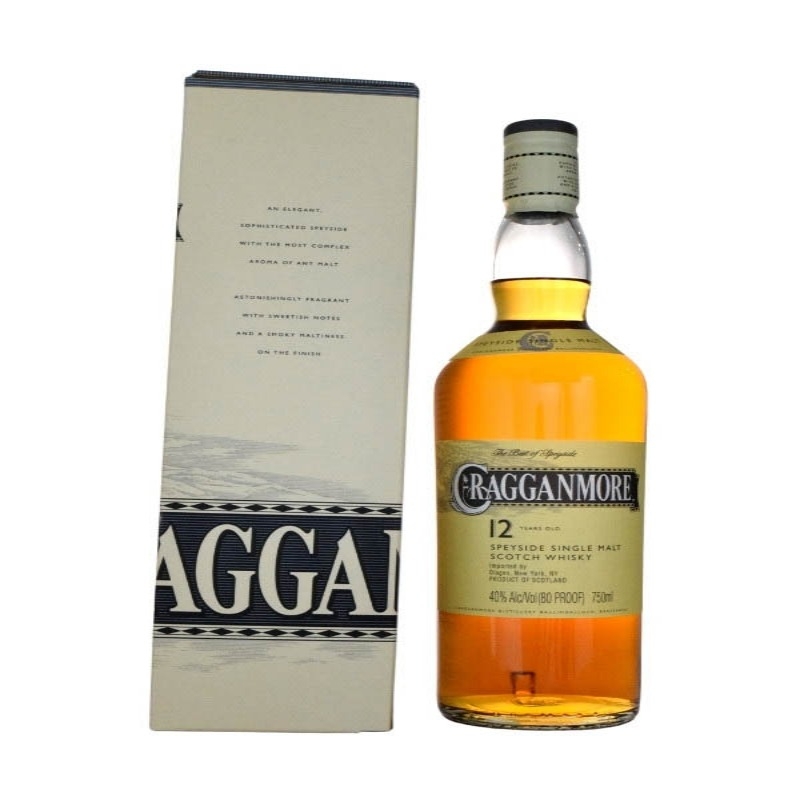 CRAGGANMORE 12 YEAR OLD- 750ML