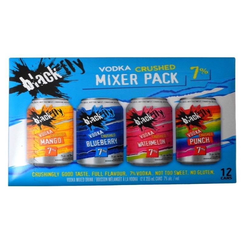 Black Fly Crushed Mixer Pack 2.0 12 Pack