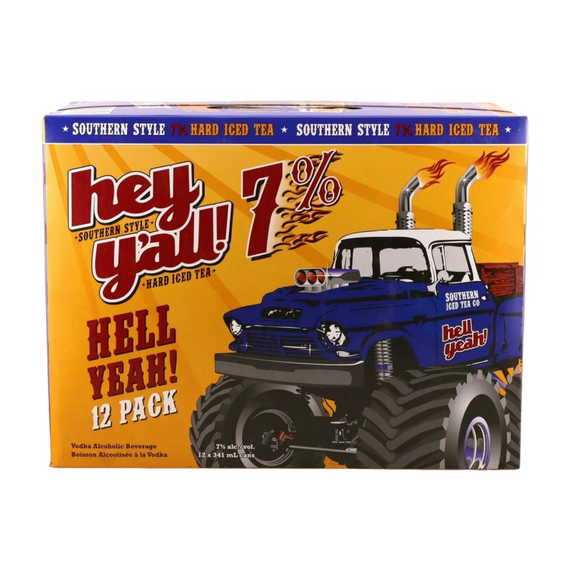 Shop Hey Y'all Hell Yeah 7% Hard Iced Tea - 12*341mL in Calgary