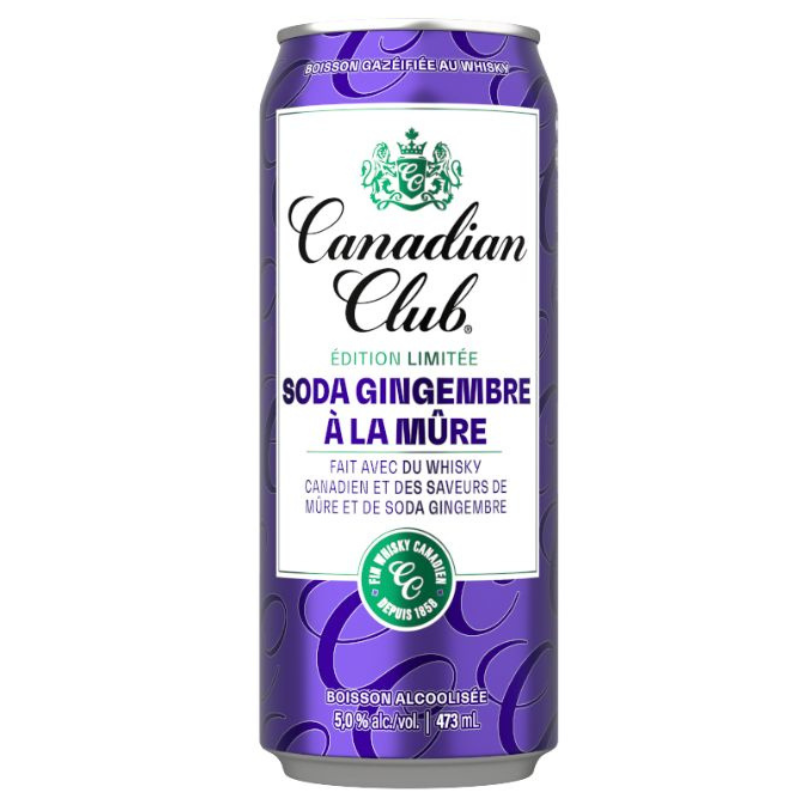 Canadian Club Blackberry Ginger Ale