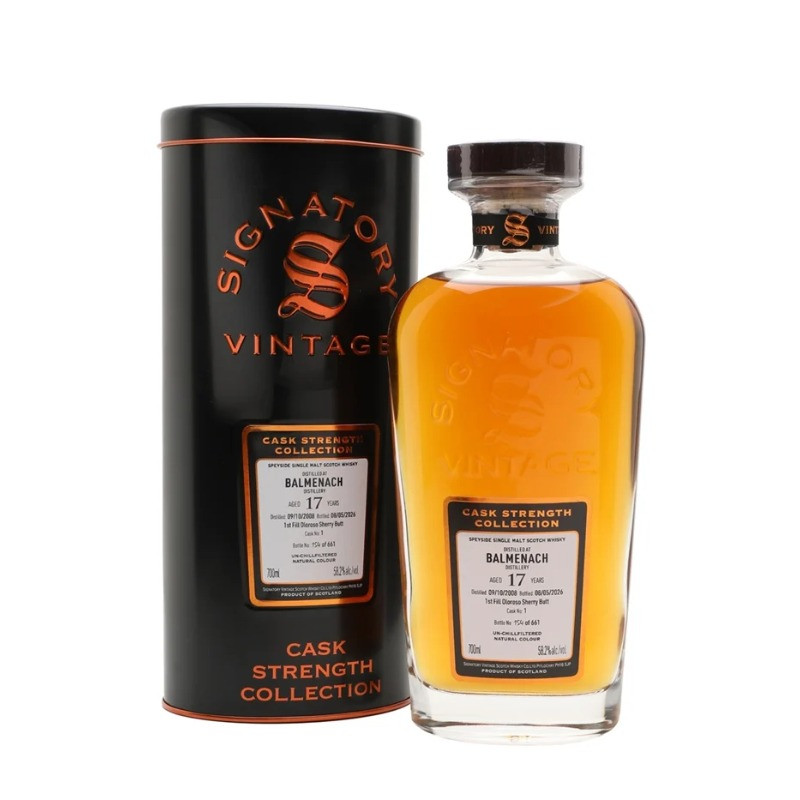 Signatory Balmenach 2008 58.2% 17 Yr
