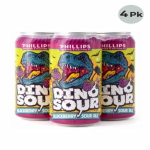 Phillips Dinosour Blackberry Sour – 4 X 473 Ml