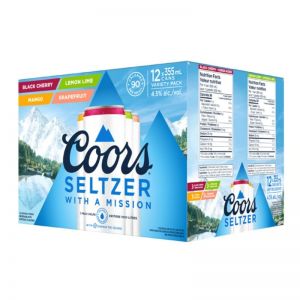 COORS SELTZER MIXER 12 PACK