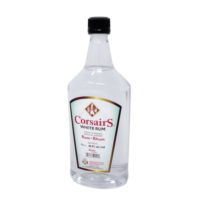 Corsairs White Rum 1.14l Glassd