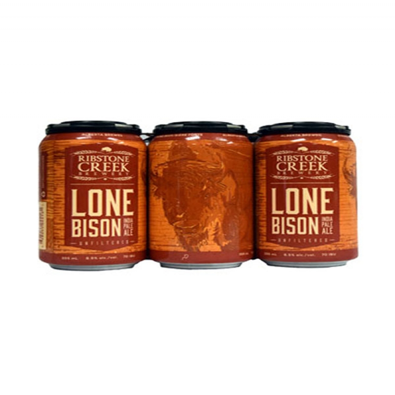 Ribstone Creek Lone Bison Ipa – 6 X 355 Ml